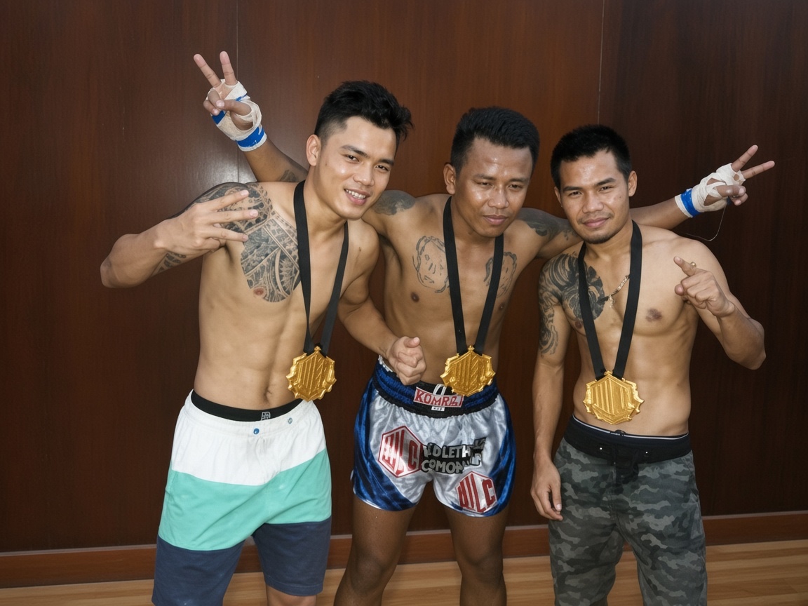 ဆုတံဆိပ်ရရှိသူ သုံးဦး